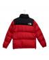 THE NORTH FACE (ザ ノース フェイス) NUPTSE JACKET レッド×ブラック サイズ:L：17000円