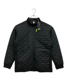 adidas（アディダス）の古着「BOSロゴキルトジャケット」｜ブラック
