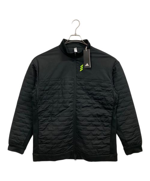 adidas（アディダス）adidas (アディダス) BOSロゴキルトジャケット ブラック サイズ:XL 未使用品の古着・服飾アイテム