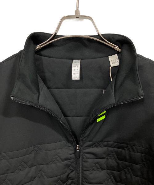 adidas（アディダス）adidas (アディダス) BOSロゴキルトジャケット ブラック サイズ:XL 未使用品の古着・服飾アイテム