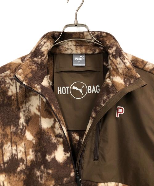 PUMA（プーマ）PUMA (プーマ) フリースジャケット ブラウン サイズ:XLの古着・服飾アイテム