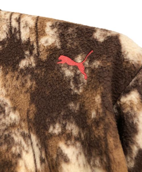 PUMA（プーマ）PUMA (プーマ) フリースジャケット ブラウン サイズ:XLの古着・服飾アイテム