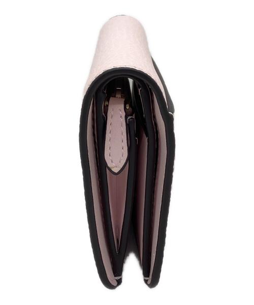 Kate Spade（ケイトスペード）Kate Spade (ケイトスペード) コンパクトウォレット / 2つ折り財布 ピンクの古着・服飾アイテム