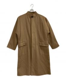 GALERIE VIE（ギャルリーヴィー）の古着「ウールダブルフェイス スタンドカラーコート」｜ブラウン