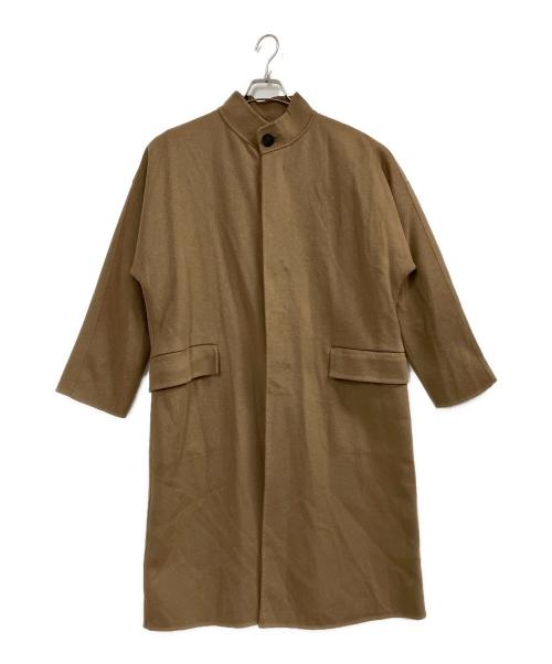 GALERIE VIE（ギャルリーヴィー）GALERIE VIE (ギャルリーヴィー) ウールダブルフェイス スタンドカラーコート ブラウン サイズ:36の古着・服飾アイテム