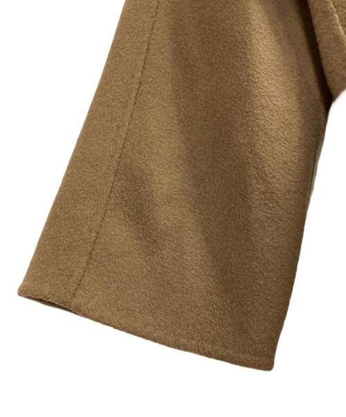 GALERIE VIE（ギャルリーヴィー）GALERIE VIE (ギャルリーヴィー) ウールダブルフェイス スタンドカラーコート ブラウン サイズ:36の古着・服飾アイテム