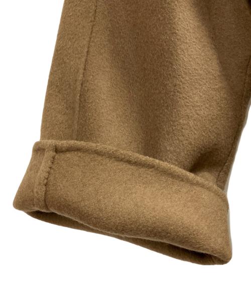 GALERIE VIE（ギャルリーヴィー）GALERIE VIE (ギャルリーヴィー) ウールダブルフェイス スタンドカラーコート ブラウン サイズ:36の古着・服飾アイテム