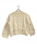 TODAYFULトゥデイフル）の古着「Pattern Hand Knit」｜ベージュ
