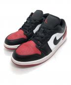 NIKEナイキ）の古着「Air Jordan 1 Low Bred Toe」｜ブラック×レッド