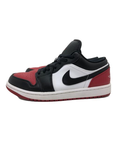 NIKE（ナイキ）NIKE (ナイキ) Air Jordan 1 Low Bred Toe ブラック×レッド サイズ:27の古着・服飾アイテム