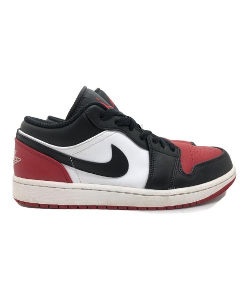 NIKE（ナイキ）NIKE (ナイキ) Air Jordan 1 Low Bred Toe ブラック×レッド サイズ:27の古着・服飾アイテム