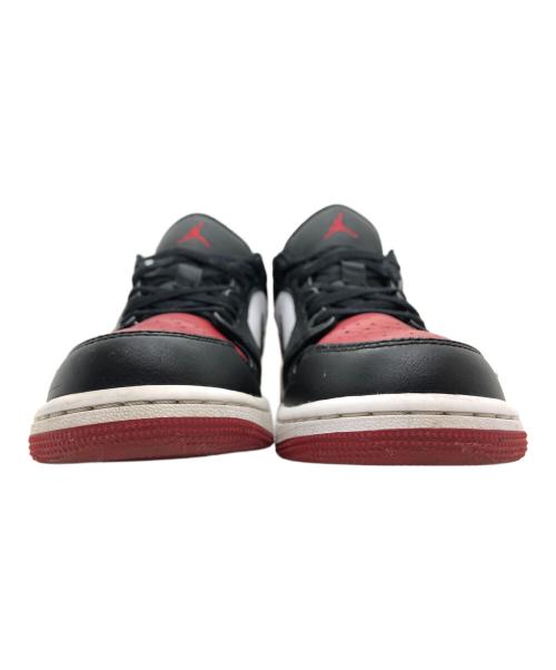 NIKE（ナイキ）NIKE (ナイキ) Air Jordan 1 Low Bred Toe ブラック×レッド サイズ:27の古着・服飾アイテム