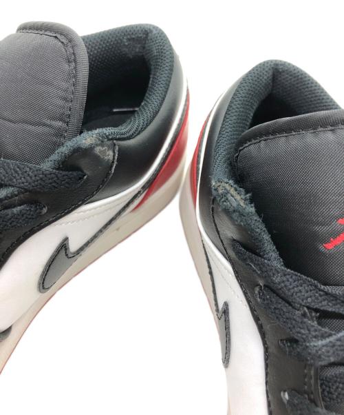 NIKE（ナイキ）NIKE (ナイキ) Air Jordan 1 Low Bred Toe ブラック×レッド サイズ:27の古着・服飾アイテム