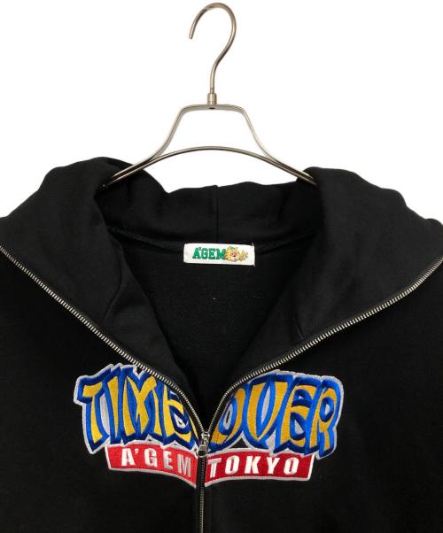 A'gem（エージェム）A'GEM (エージェム) SONIC THE HEDGEHOG (ソニックザヘッジホッグ) ジップパーカー ブラック サイズ:FREEの古着・服飾アイテム