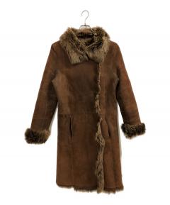 中古・古着通販】SAGA FOX (サガフォックス) ファーコート ブラウン