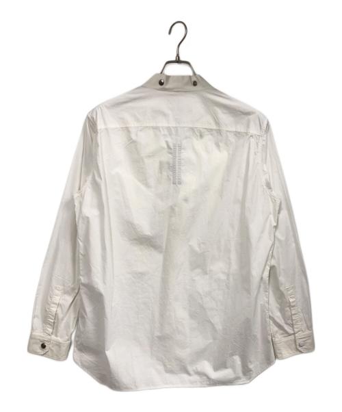 RICK OWENS（リックオウエンス）RICK OWENS (リックオウエンス) ラリーシャツ ホワイト サイズ:40 ITの古着・服飾アイテム