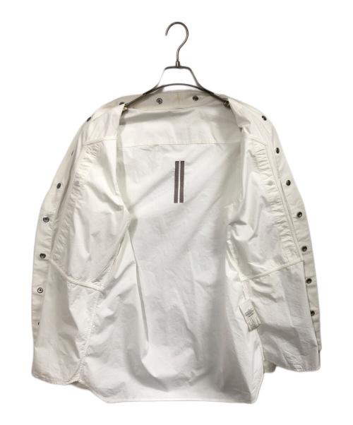 RICK OWENS（リックオウエンス）RICK OWENS (リックオウエンス) ラリーシャツ ホワイト サイズ:40 ITの古着・服飾アイテム