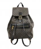 CELINEセリーヌ）の古着「リュック」｜ブラック×ブラウン