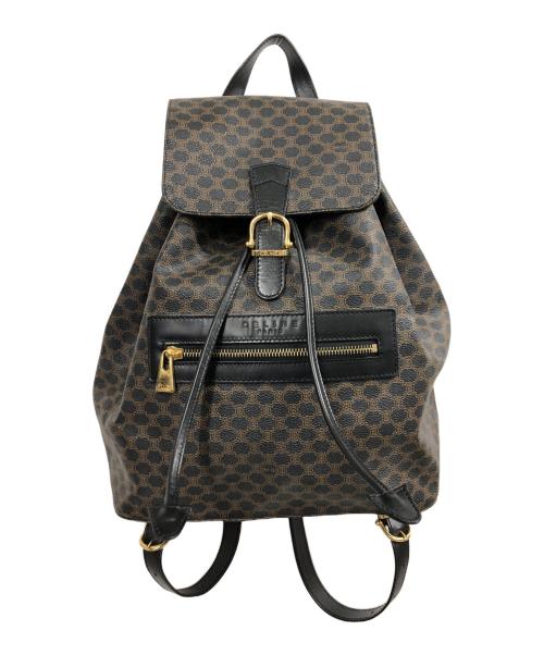 CELINE（セリーヌ）CELINE (セリーヌ) リュック ブラック×ブラウンの古着・服飾アイテム
