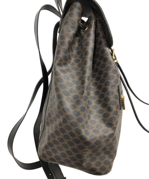 CELINE（セリーヌ）CELINE (セリーヌ) リュック ブラック×ブラウンの古着・服飾アイテム