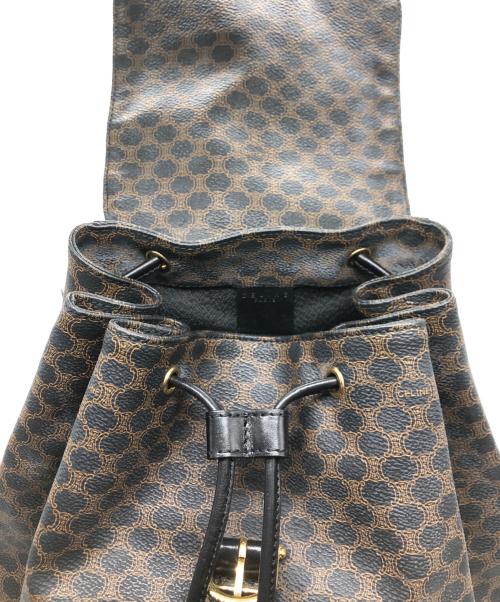 CELINE（セリーヌ）CELINE (セリーヌ) リュック ブラック×ブラウンの古着・服飾アイテム