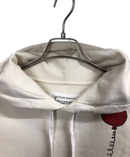 COACH（コーチ）COACH (オールドコーチ) プルオーバーパーカー アイボリー サイズ:Sの古着・服飾アイテム