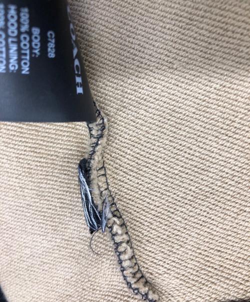 COACH（コーチ）COACH (オールドコーチ) プルオーバーパーカー ブラック×ブラウン サイズ:Lの古着・服飾アイテム