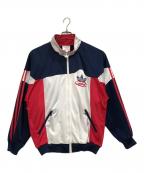 adidasアディダス）の古着「ジップジャケット」｜トリコロールカラー