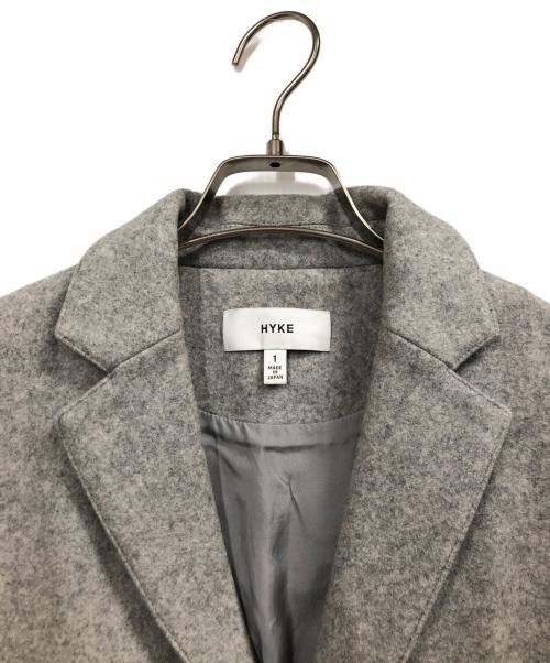 HYKE（ハイク）HYKE (ハイク) ウールショッパーコート グレー サイズ:Sの古着・服飾アイテム