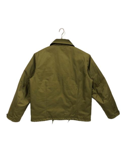 BRITISH GREEN（ブリティッシュグリーン）BRITISH GREEN (ブリティッシュグリーン) フライトジャケット オリーブ サイズ:Lの古着・服飾アイテム