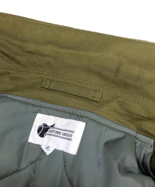 BRITISH GREEN（ブリティッシュグリーン）BRITISH GREEN (ブリティッシュグリーン) フライトジャケット オリーブ サイズ:Lの古着・服飾アイテム