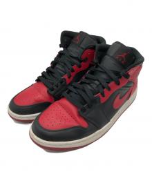 NIKE（ナイキ）の古着「Air Jordan 1 Mid」｜ブラック×レッド