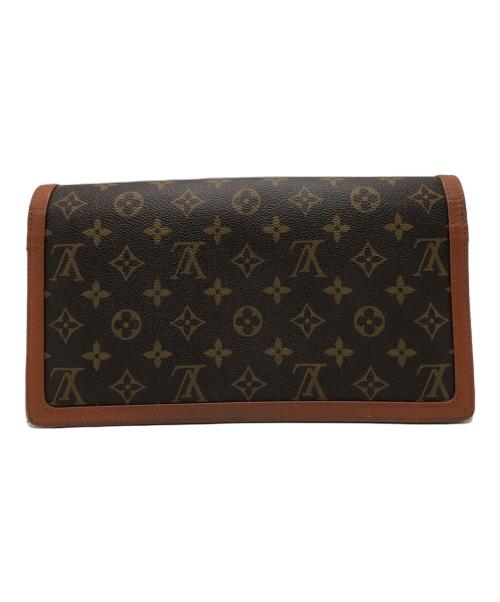 LOUIS VUITTON（ルイ ヴィトン）LOUIS VUITTON (ルイ ヴィトン) クラッチバッグ ブラウンの古着・服飾アイテム