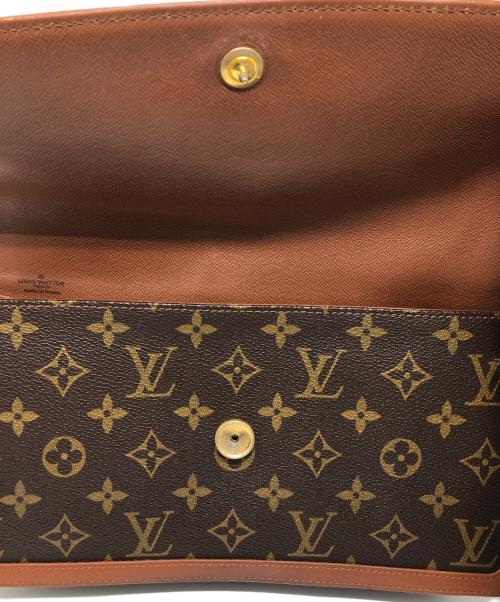 LOUIS VUITTON（ルイ ヴィトン）LOUIS VUITTON (ルイ ヴィトン) クラッチバッグ ブラウンの古着・服飾アイテム
