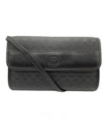 GUCCI（グッチ）の古着「GGキャンバス ショルダーバッグ」｜ブラック