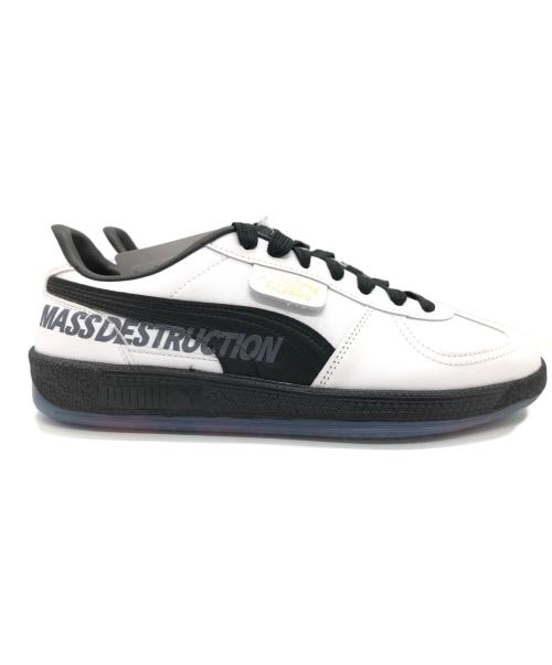 PUMA（プーマ）PUMA (プーマ) ATMOS (アトモス) PERSONA 3 RELOAD PUMA PALERMO P3R ATMOS ホワイト×ブラック サイズ:26.5cm 未使用品の古着・服飾アイテム