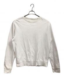 Martin Margiela14（マルタンマルジェラ14）の古着「エルボーパッチスウェット」｜ホワイト