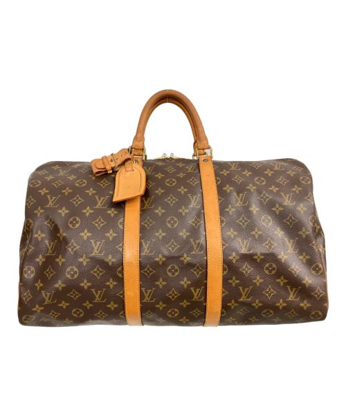 LOUIS VUITTON（ルイ ヴィトン）LOUIS VUITTON (ルイ ヴィトン) キーポル50　ボストンバッグ ブラウンの古着・服飾アイテム