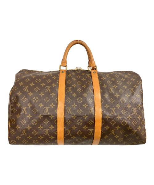 LOUIS VUITTON（ルイ ヴィトン）LOUIS VUITTON (ルイ ヴィトン) キーポル50　ボストンバッグ ブラウンの古着・服飾アイテム