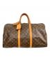 LOUIS VUITTON（ルイ ヴィトン）の古着「キーポル50　ボストンバッグ」｜ブラウン