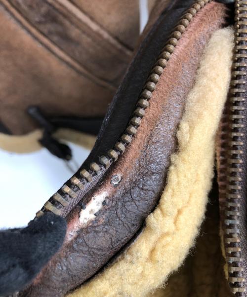 Schott（ショット）Schott (ショット) フライトジャケット ブラウン サイズ:38の古着・服飾アイテム