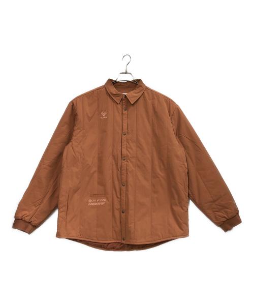 hummel（ヒュンメル）hummel (ヒュンメル) 中綿ジャケット ブラウン サイズ:XO 未使用品の古着・服飾アイテム