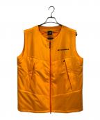 NEW BALANCEニューバランス）の古着「中綿ベスト」｜オレンジ