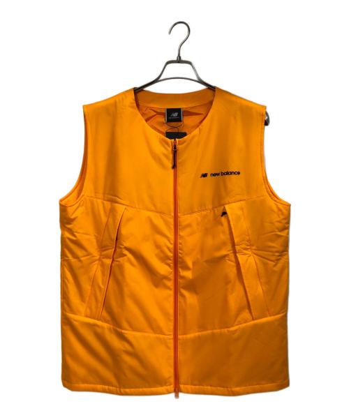 NEW BALANCE（ニューバランス）NEW BALANCE (ニューバランス) 中綿ベスト オレンジ サイズ:L 未使用品の古着・服飾アイテム