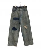 SHIKITARIシキタリ）の古着「デニムパンツ」｜インディゴ