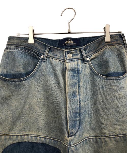 SHIKITARI（シキタリ）SHIKITARI (シキタリ) デニムパンツ インディゴ サイズ:Mの古着・服飾アイテム