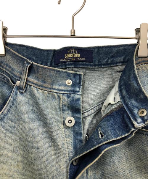 SHIKITARI（シキタリ）SHIKITARI (シキタリ) デニムパンツ インディゴ サイズ:Mの古着・服飾アイテム