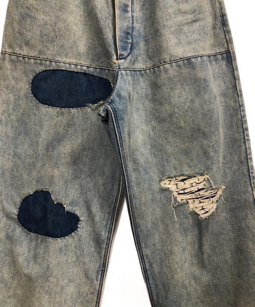 SHIKITARI（シキタリ）SHIKITARI (シキタリ) デニムパンツ インディゴ サイズ:Mの古着・服飾アイテム