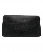 LOUIS VUITTONルイ ヴィトン）の古着「クラッチバッグ」｜ブラック