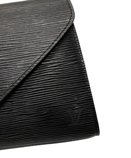 LOUIS VUITTON（ルイ ヴィトン）LOUIS VUITTON (ルイ ヴィトン) クラッチバッグ ブラックの古着・服飾アイテム